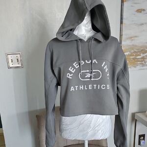 Reebok Charcoal Athletic Hoodie